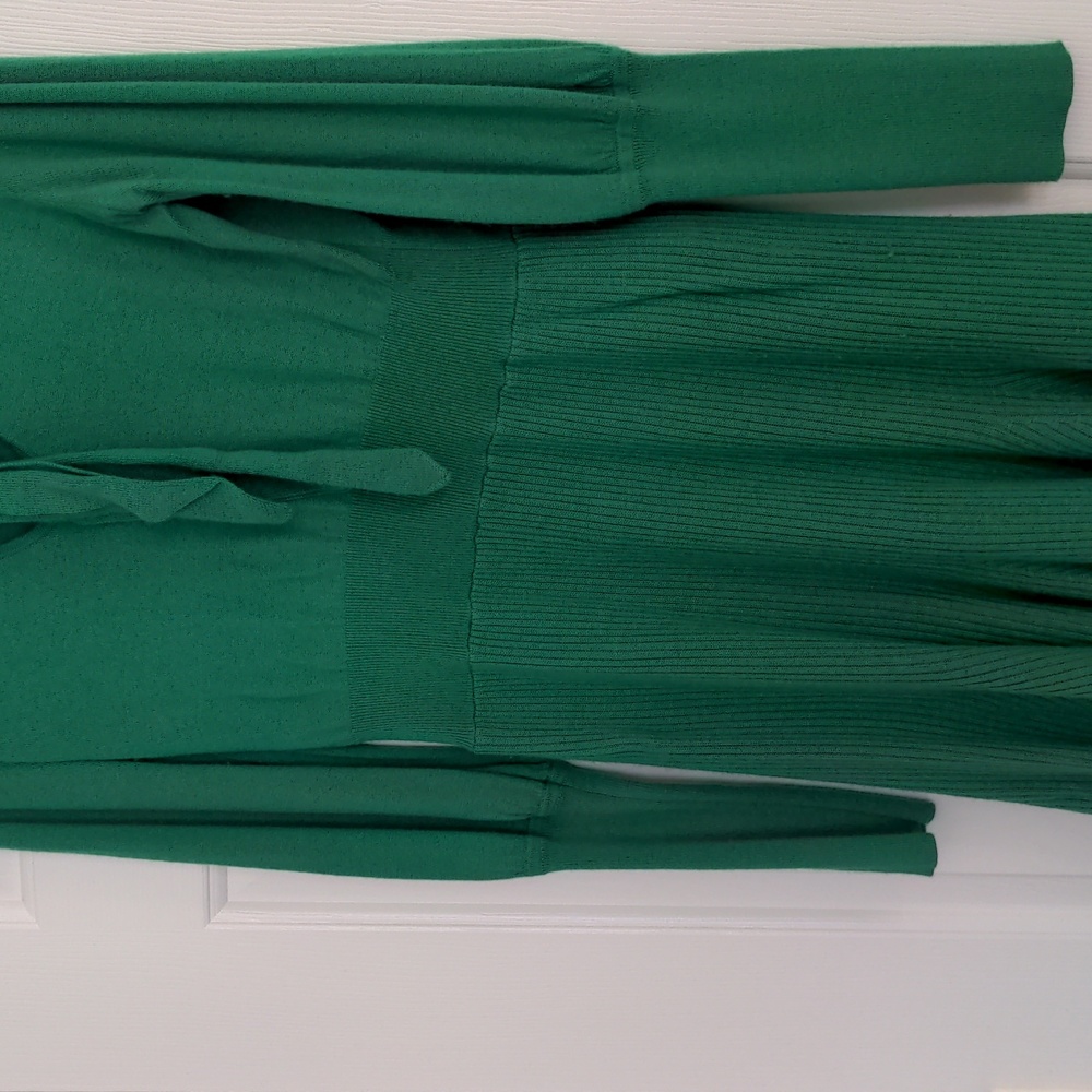 BCBG Wool-Cashmere Blend Sweater Dress